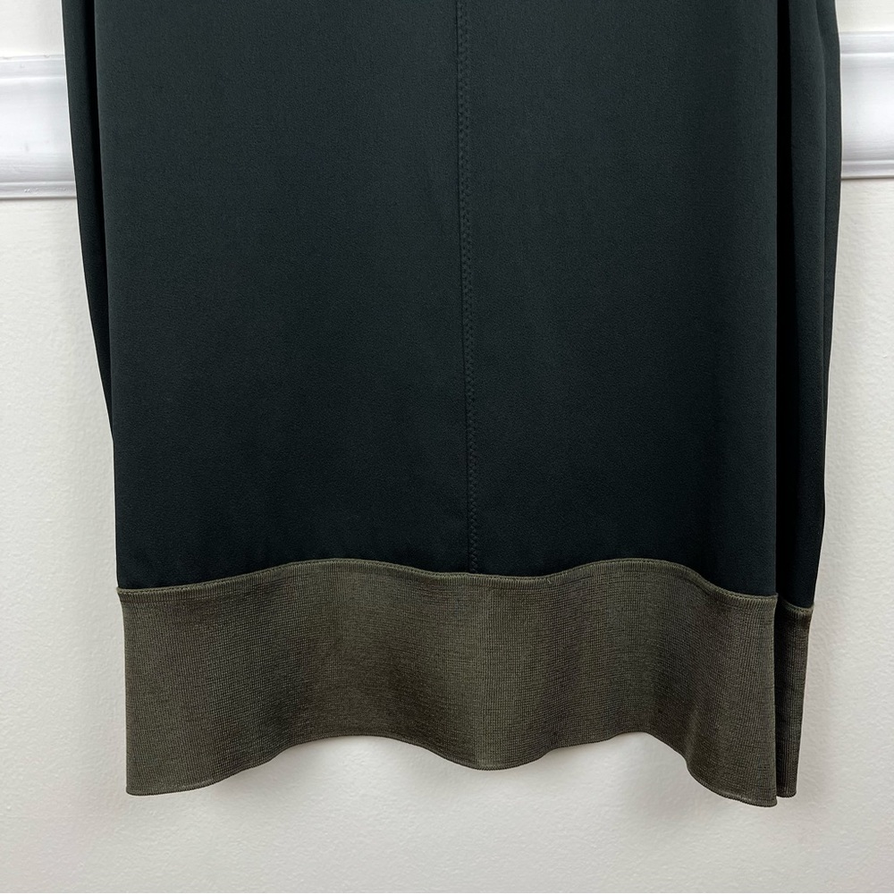 Rag And Bone Black Green Satin Colorblock Mock Ne… - image 7